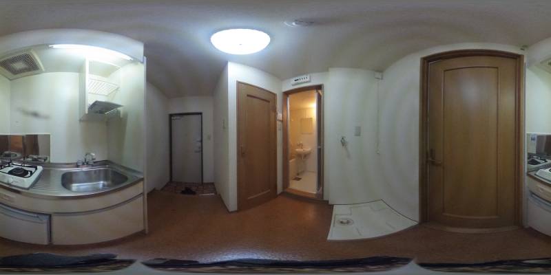 パノラマ画像キッチン