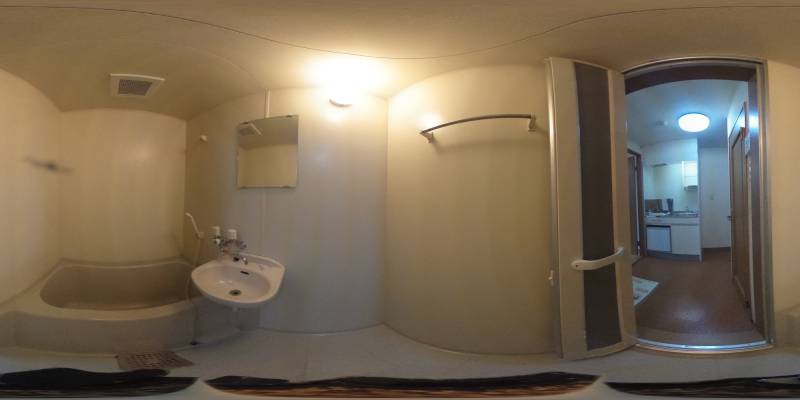 パノラマ画像バスルーム