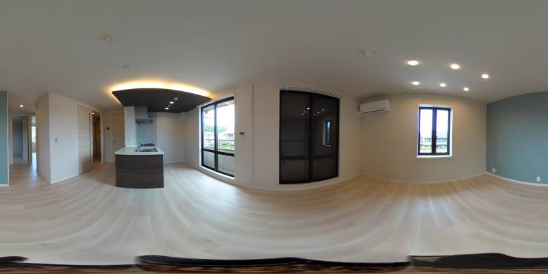 パノラマ画像リビング