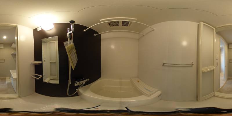 パノラマ画像バスルーム