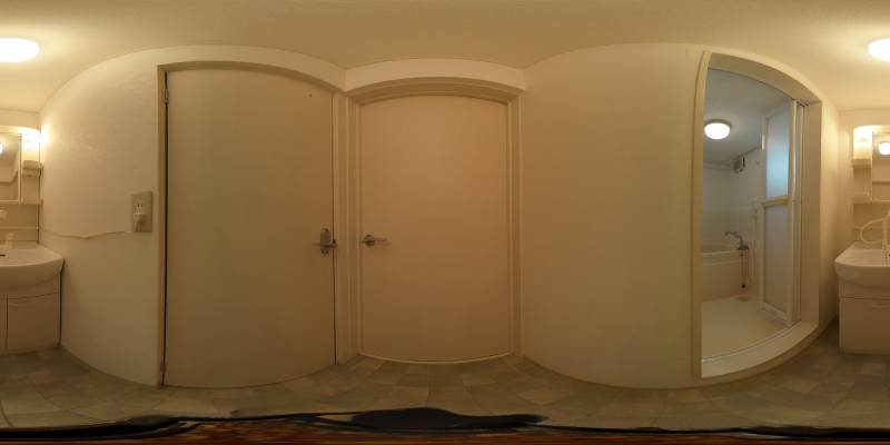 パノラマ画像洗面所