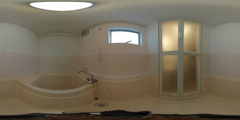 パノラマ画像バスルーム