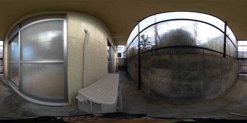 パノラマ画像バルコニー