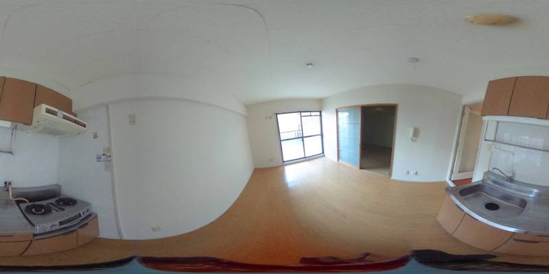 パノラマ画像キッチン