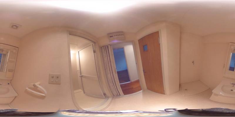 パノラマ画像洗面所