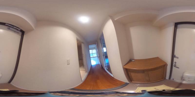 パノラマ画像玄関