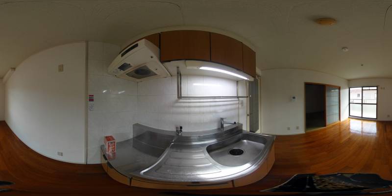 パノラマ画像キッチン