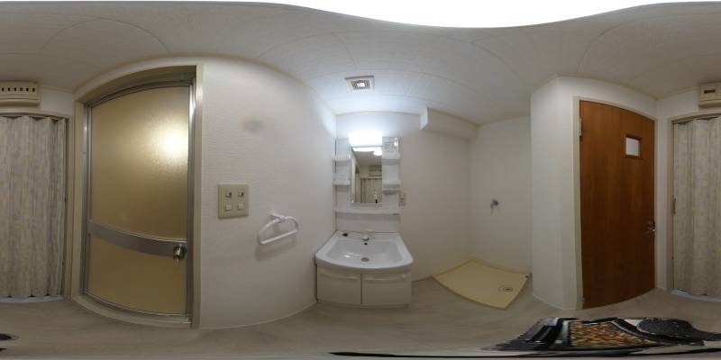 パノラマ画像洗面所
