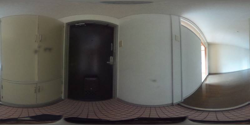 パノラマ画像玄関