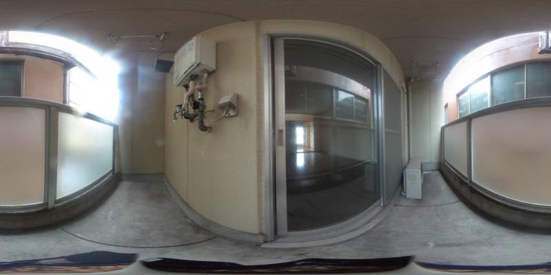 パノラマ画像バルコニー