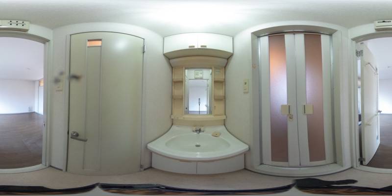 パノラマ画像洗面所