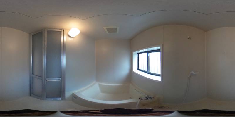 パノラマ画像バスルーム