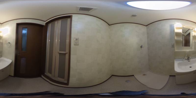 パノラマ画像洗面所