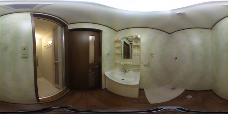 パノラマ画像洗面所