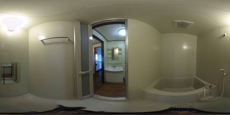 パノラマ画像バスルーム