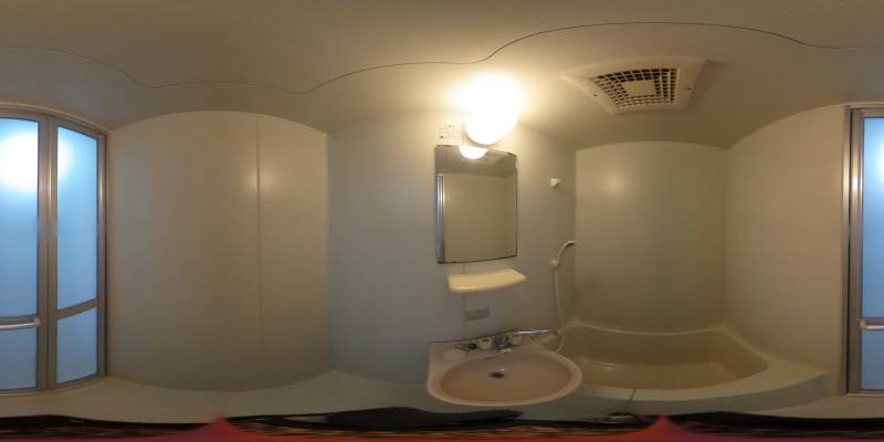 パノラマ画像バスルーム