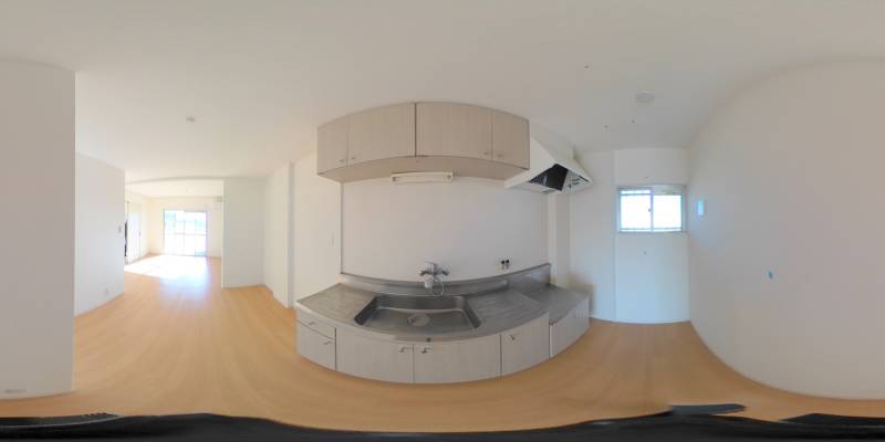 パノラマ画像キッチン