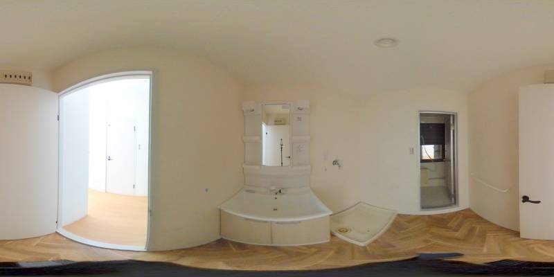 パノラマ画像洗面所