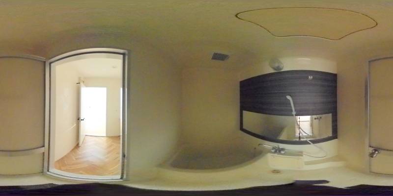 パノラマ画像バスルーム