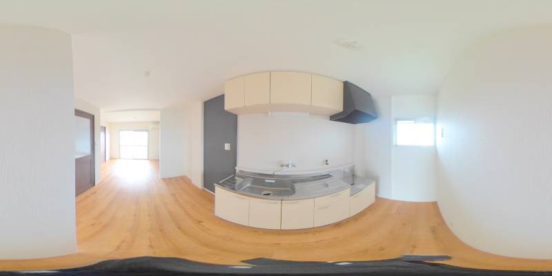 パノラマ画像キッチン