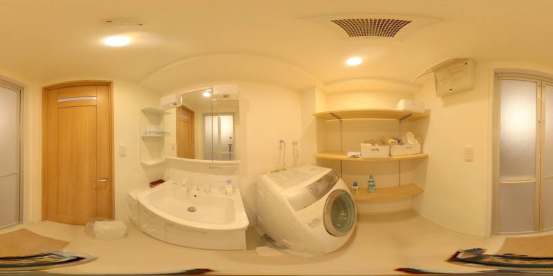 パノラマ画像洗面所