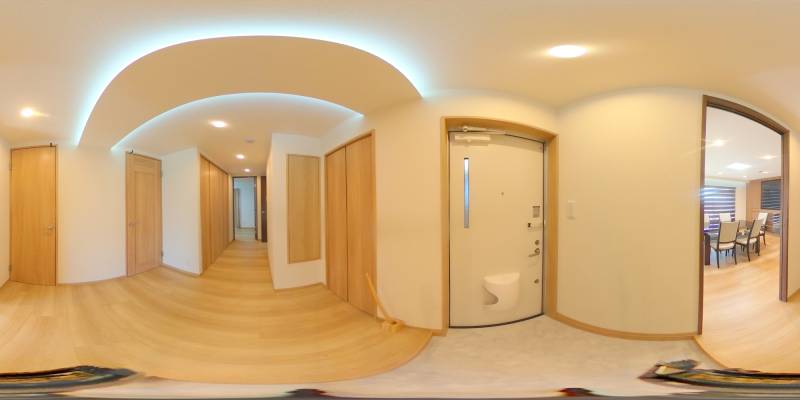 パノラマ画像玄関