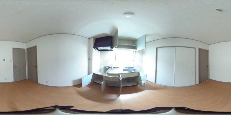 パノラマ画像キッチン