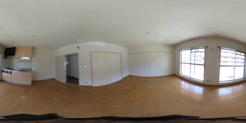 パノラマ画像リビング