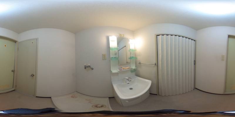 パノラマ画像洗面所