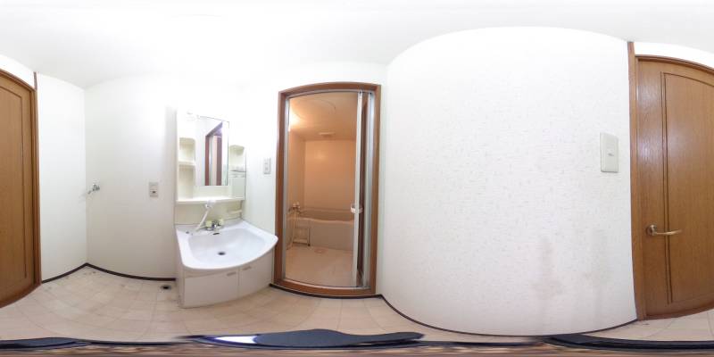 パノラマ画像洗面所