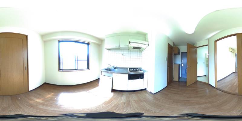 パノラマ画像キッチン