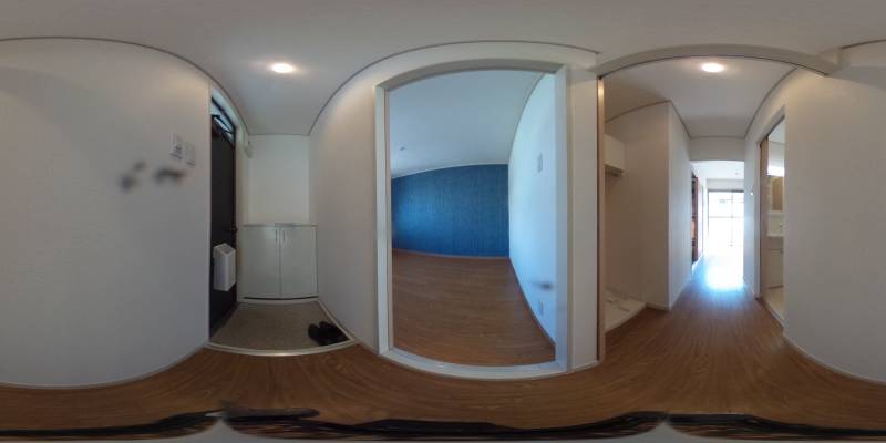 パノラマ画像玄関