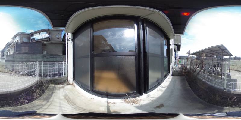 パノラマ画像バルコニー