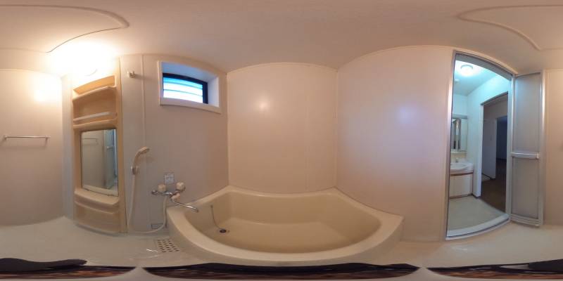 パノラマ画像バスルーム