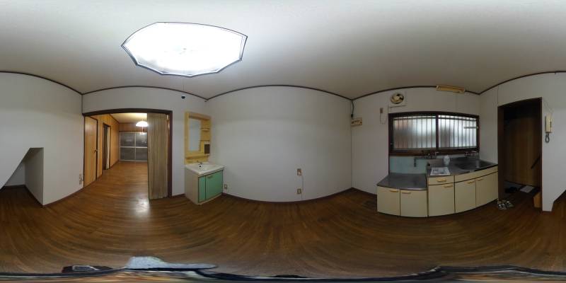 パノラマ画像キッチン