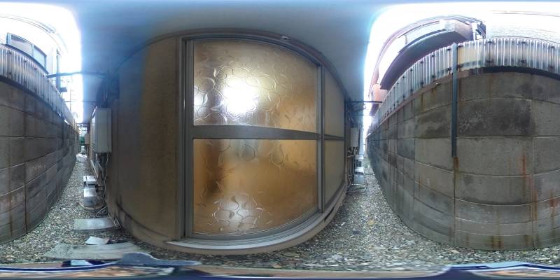 パノラマ画像バルコニー