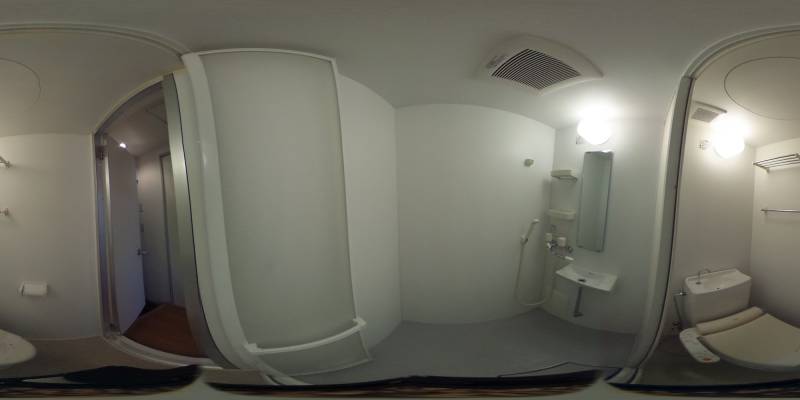 パノラマ画像バスルーム