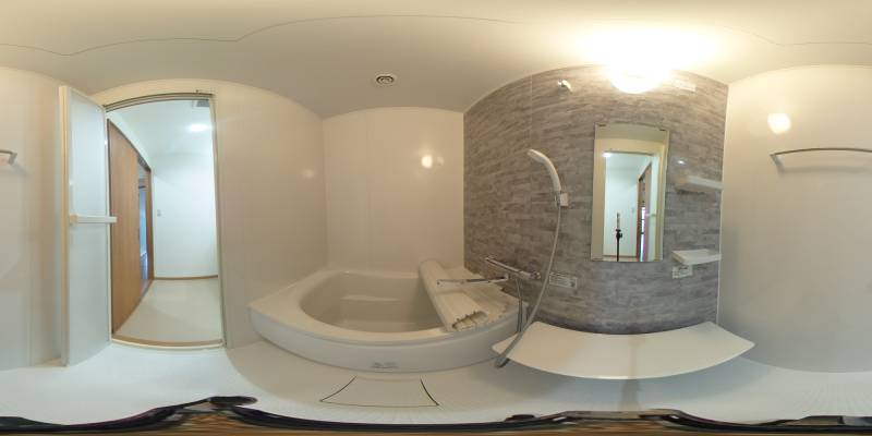 パノラマ画像バスルーム