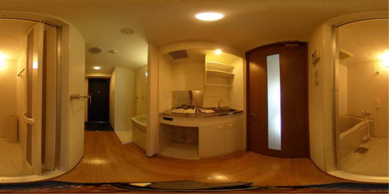 パノラマ画像キッチン