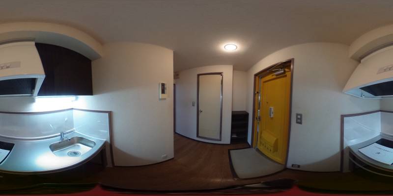 パノラマ画像キッチン