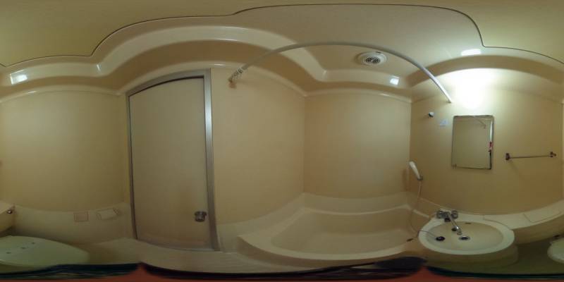 パノラマ画像バスルーム