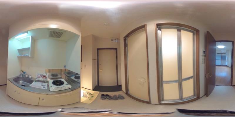 パノラマ画像キッチン