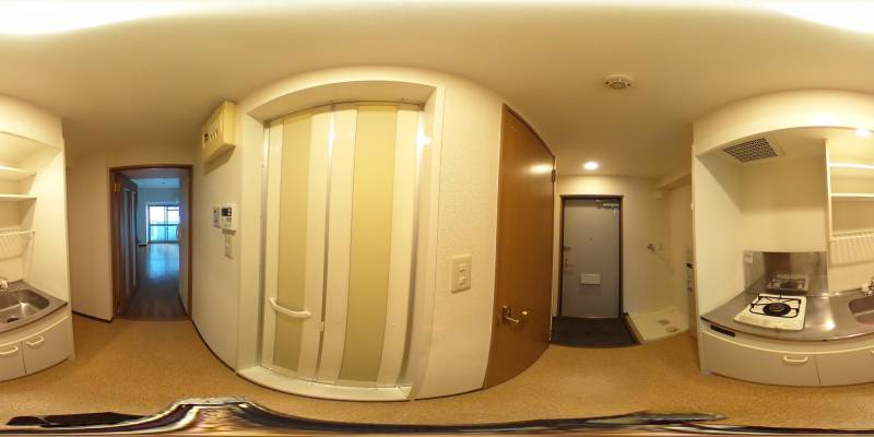 パノラマ画像キッチン