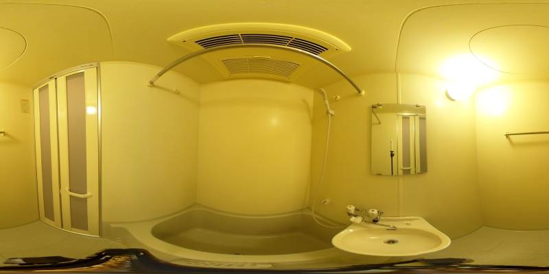 パノラマ画像バスルーム