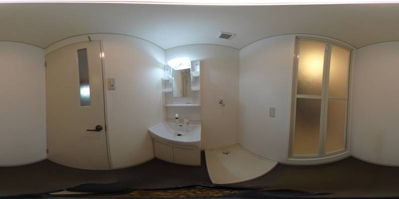 パノラマ画像洗面所