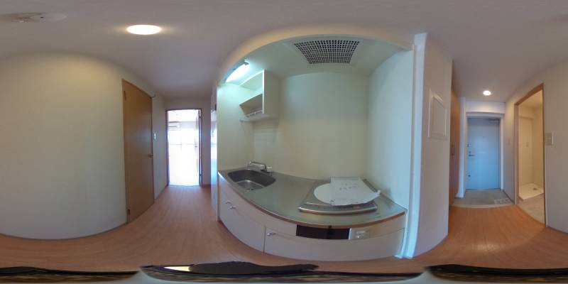 パノラマ画像キッチン