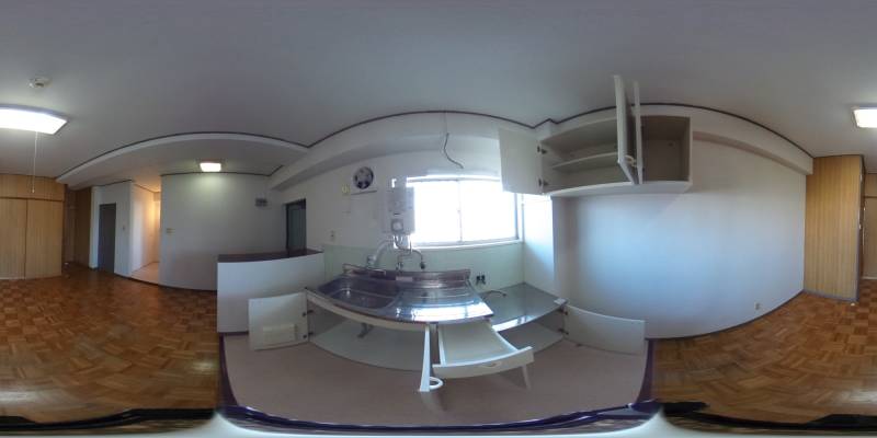 パノラマ画像キッチン