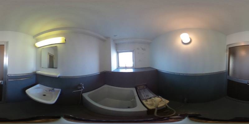 パノラマ画像バスルーム