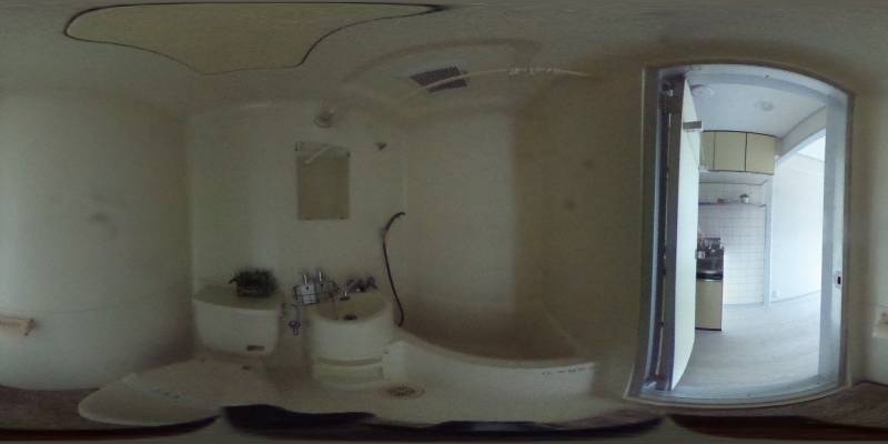 パノラマ画像バスルーム