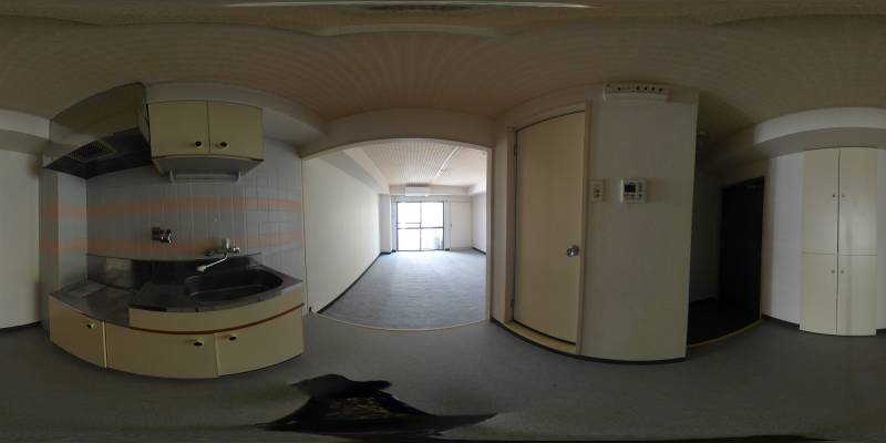 パノラマ画像キッチン